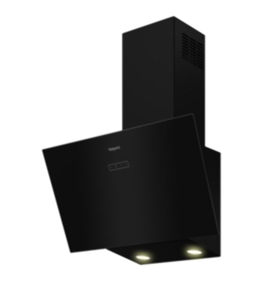 Вытяжка каминная Hotpoint HPHV 63LT BL, кнопочное управление, Черный