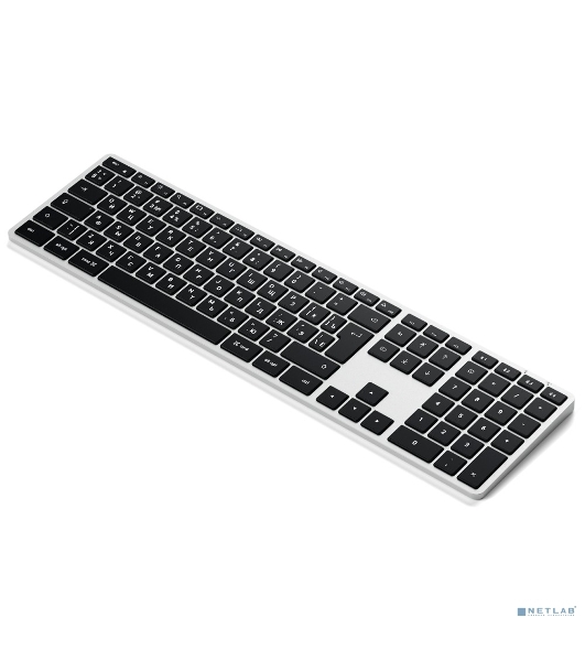 Клавиатура беспроводная Satechi Slim X3 Bluetooth Backlit Keyboard, Bluetooth, Серебристый ST-BTSX3S-RU