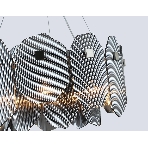 Светильник Ambrella light LH31201/6 SN/SM сатин никель/дымчатый E14*6 max 40W D510*270, фото3