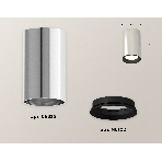Светильник Ambrella Light XS6325001 PSL/SBK серебро полированное/черный песок MR16 GU5.3 (C6325, N6102), фото 1