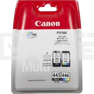 Картридж струйный Canon PG-445/CL-446 (8283B004), для Canon PIXMA MG2540, PIXMA MG2440, 4 цвета, 180 стр.