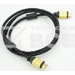 Кабель HDMI Behpex Ver.1.4 Gold jack HDMI(19pin)/HDMI(19pin) 1.8м феррит.кольца позолоченные контакты, фото2