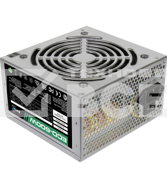Блок питания Aerocool / Formula 600W Retail ECO-600W, 600Вт, 120мм, серый