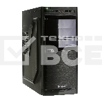 Компьютерный корпус Miditower ExeGate XP-330U Black, ATX, <XP400, Black,120mm>, 2*USB+2*USB3.0, Audio, фото 1