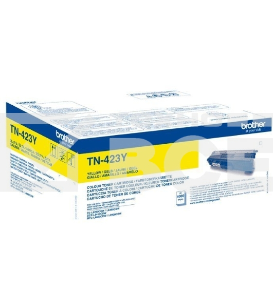 Картридж лазерный Brother TN-423Y желтый (4000 стр.) для HL-L8260CDW, HL-L8360CDW, DCP-L8410CDW, MFC-L8690CDW, MFC-L8900CDW