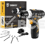 Дрель-шуруповерт Deko GCD12DU3 SET2 FU-Li-Ion 063-4146, Аккумуляторная, 12В, Кейс, фото7