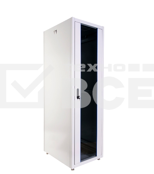 Шкаф телекоммуникационный напольный ЭКОНОМ 42U (600 × 800) дверь перфорированная 2 шт.