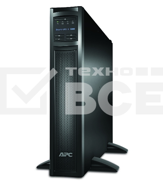 Источник бесперебойного питания APC Smart-UPS X SMX3000RMHV2U 2700Вт 3000ВА черный