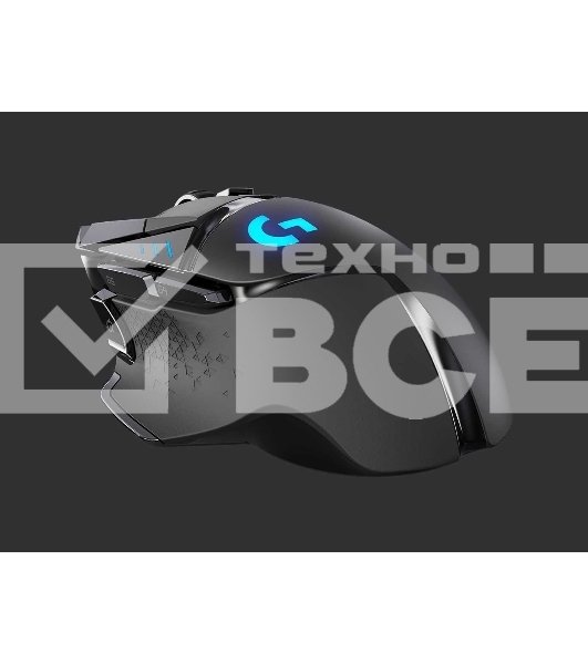 Мышь беспроводная/проводная Logitech G502 LIGHTSPEED черный, 25600 dpi, радиоканал, USB, кнопки - 11