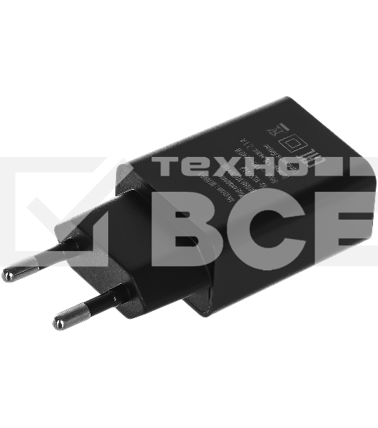 Сетевое зарядное устройство Buro BUWA1 2.1A черный