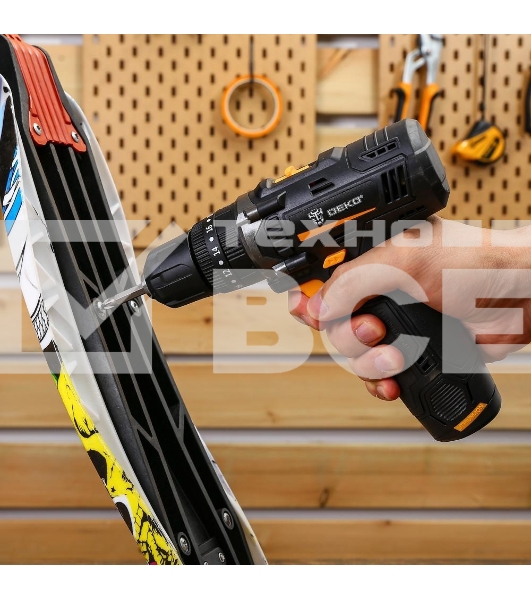 Дрель-шуруповерт Deko GCD12DU 063-4039, Аккумуляторная, 12В