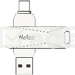 Флеш диск USB Drive Netac U782C NT03U782C-128G-30PN dual USB3.0+TypeC 128GB, retail version, фото6