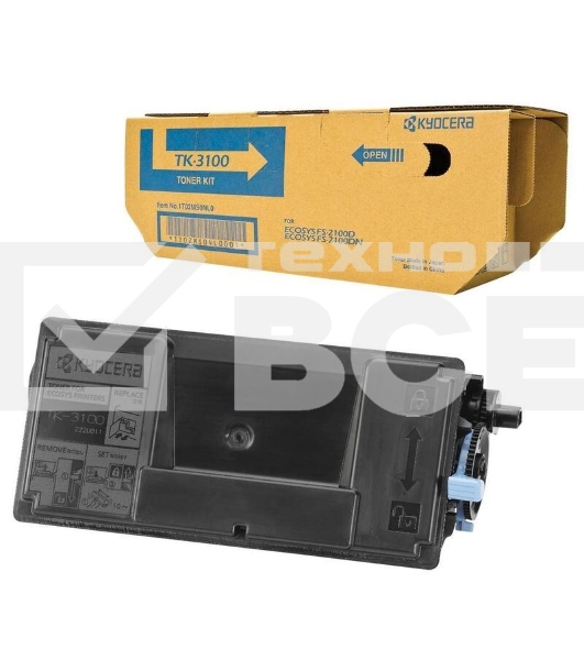 Картридж лазерный Kyocera TK-3100 (1T02MS0NL0) черный для FS-2100D/2100DN/M3040dn/M3540dn 12500 стр.