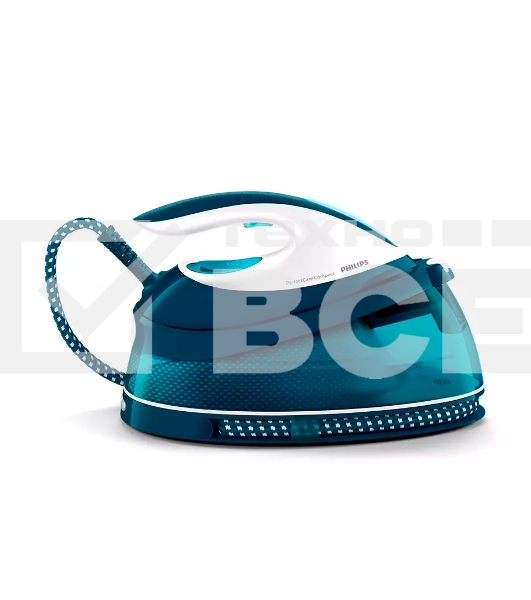 Парогенератор Philips 2400 Вт, удар 400 г, пар 120 г/мин, 6,5 бар, SteamGlide, OptimalTEMP, автоотключение