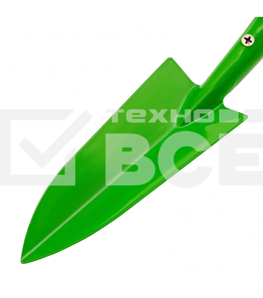 Совок посадочный узкий, 65х345 мм, стальной, деревянная рукоятка, АГРОНОМ, Россия Сибртех