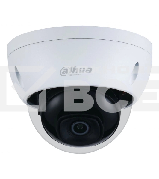 Уличная купольная IP-видеокамера DAHUA DH-IPC-HDBW1431EP-0280B-S4 4Мп, 1/3” CMOS, объектив 2.8мм, ИК-подсветка до 30м, IP67, IK10, корпус: металл