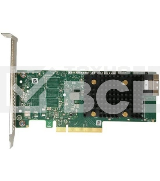 Адаптер SAS 9500-8i SGL (05-50077-03) PCIe v4 x8 LP, Tri-Mode SAS/SATA/NVMe 12G HBA, 8port(2*int SFF8654), 3808 IOC