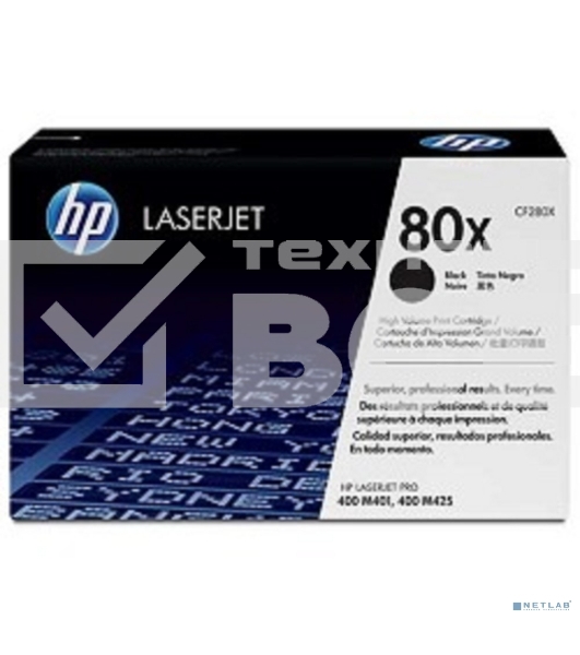 Картридж лазерный HP CF280X черный LaserJet Pro 400 M401/M425 (6900стр.)