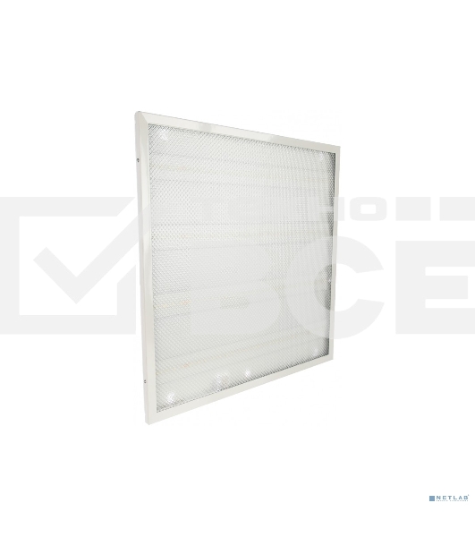 Светильник светодиодный Gauss IP20 595x595x19мм 36W 2950lm 6500K офисный призм. рассеиватель 1/4