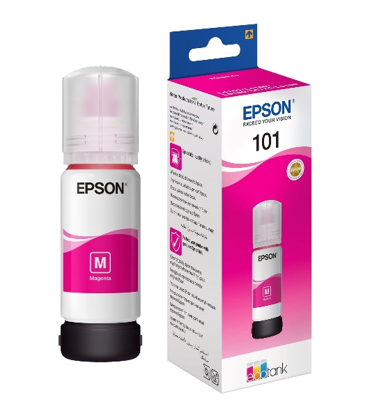 Чернила Epson L101 C13T03V34A пурпурный (70 мл) для Epson L4150/L4160/L6160/L6170/L6190