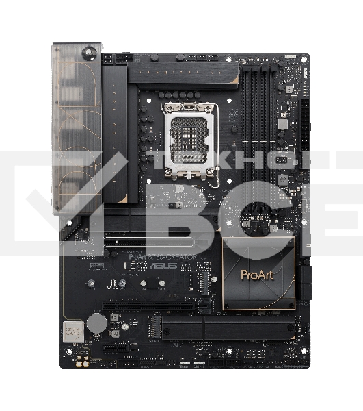 Материнская плата ASUS ProArt B760-CREATOR, LGA 1700, Intel B760, 4xDDR5, 4xSATA, 3xM.2, 1xPCIe 4.0 x4, 1xPCIe 5.0 x16, 2x 2.5Gb LAN, 1xUSB-C 3.2 Gen 2, 2xUSB-A 3.2 Gen 2, 3xUSB-A 3.2 Gen 1, 5x3.5 мм, 7.1, ATX