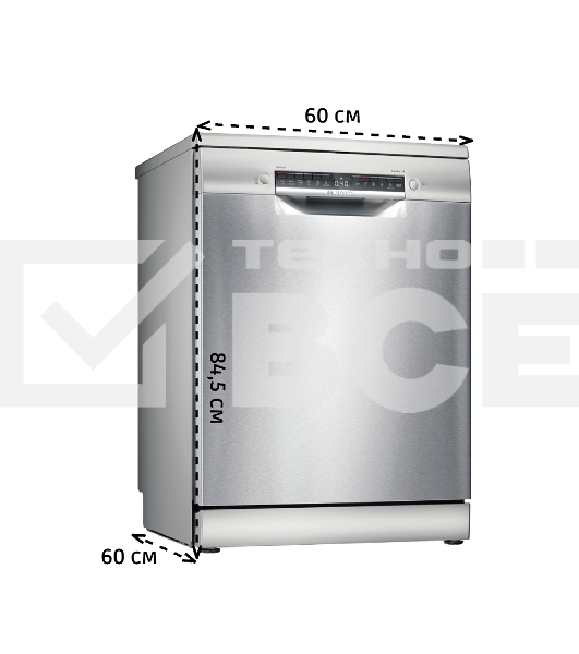 Посудомоечная машина Bosch SMS4IMW62Q, белый, 60 см, 13 компл., 50 дБ, класс A++