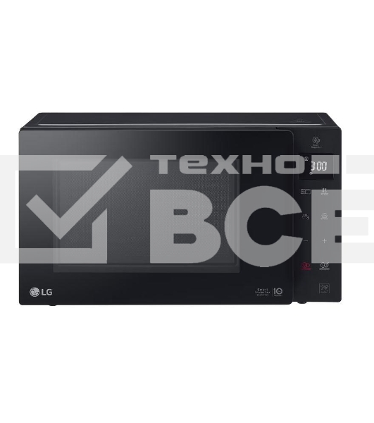 Микроволновая печь LG MB63W35GIB черный, 23 л, 1000 Вт, переключатели - сенсор