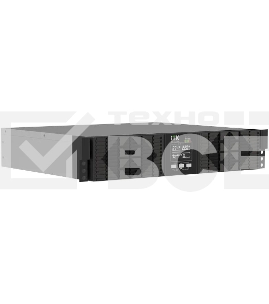 Источник бесперебойного питания ITK Electra OR 6000Вт 6000ВА черный