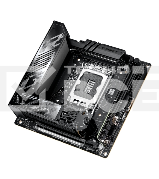 Материнская плата ASUS ROG STRIX Z890-I GAMING WIFI, LGA1851, Intel Z890, 2xDDR5, 2xSATA, 2xM.2, 1xPCI-E 5.0 x16, 1xHDMI, 2xThunderbolt 4, 1x2.5Gb LAN, 9xUSB-A, 1xUSB-C, 5.1, Mini-ITX