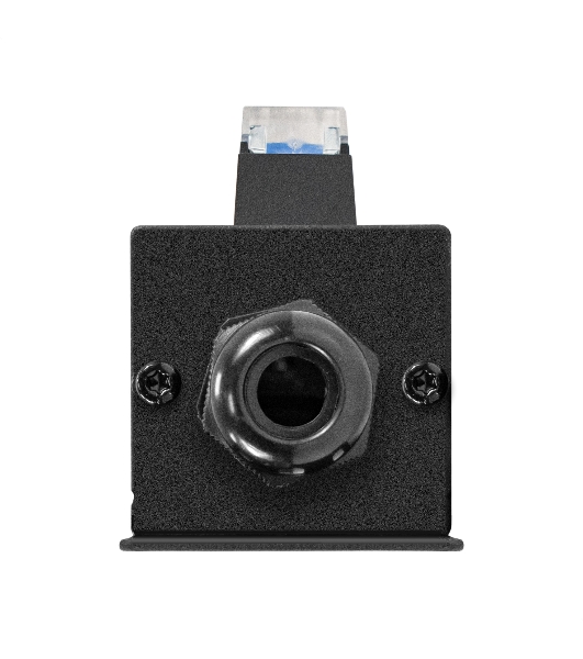 Вертикальный блок розеток с автоматом защиты ExeGate ServerPro PDU-V219 Al-10C1910S-T-1P (19', 1U, Алюминий, 10 IEC 320 C19, 10 Schuko, клеммная колодка, 16A, автомат защиты, черный, RTL)