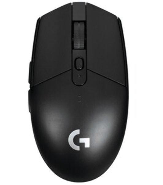 Мышь беспроводная Logitech G304 Lightspeed черный, 12000 dpi, радиоканал, USB, кнопки - 6