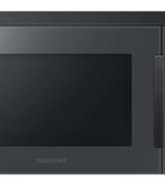 Микроволновая печь Samsung MS23T5018AC/BW антрацит, 23 л, 800 Вт, переключатели - сенсор