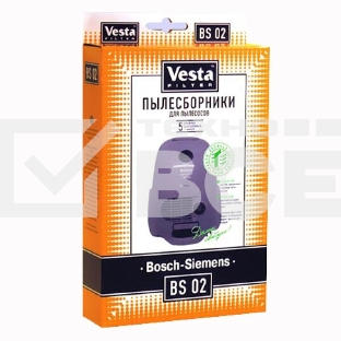 Комплект пылесборников Vesta BS 02 Bosch