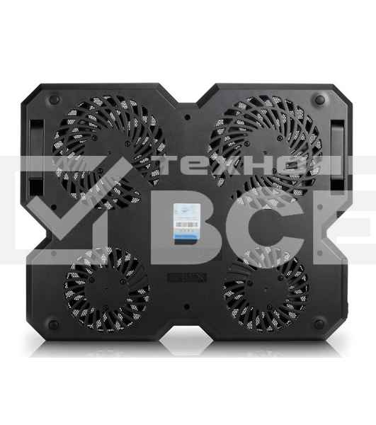 Подставка для ноутбука Deepcool MULTI CORE X6 15.6' 380x295x24мм 24dB 2xUSB 900g Fan-control черный