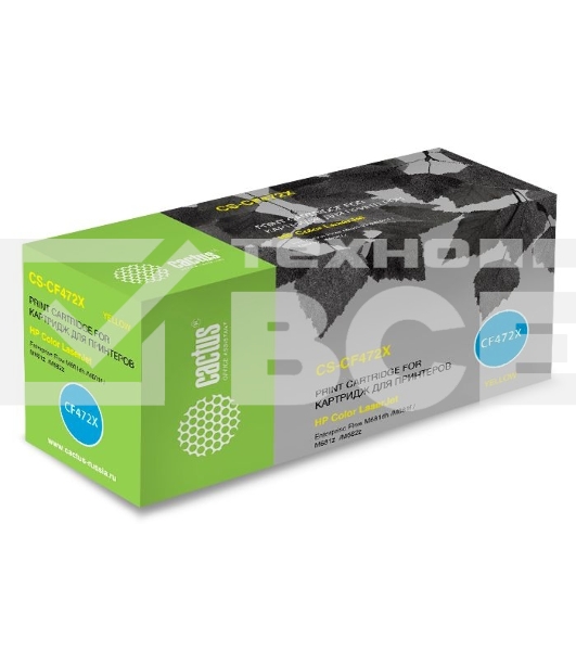 Картридж лазерный Cactus CS-CF472X желтый (23000 стр.) для HP Color LJ Enterprise Flow M681dh/M681f/M682z