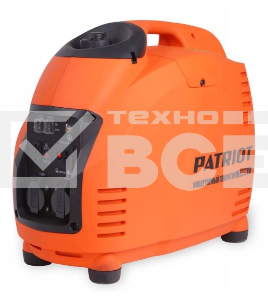 Электрогенератор бензиновый Patriot 3000i, 3.5 кВт, 63 дБ, 29.5 кг