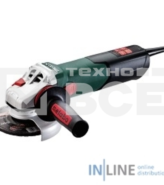 Шлифмашина угловая Metabo WEV 15-125 Quick 600468000 1550вт, 125 мм, 3.5Нм, 11000 об/мин, вес 2.5 кг