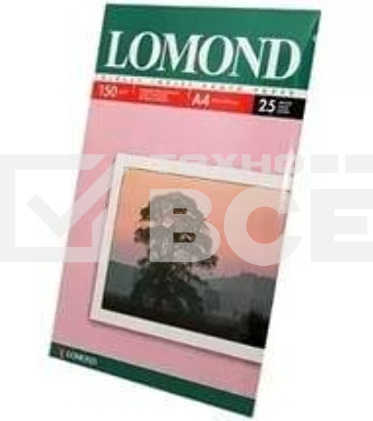Фотобумага Lomond 0102043 A4/150г/м2/25л./белый глянцевое для струйной печати