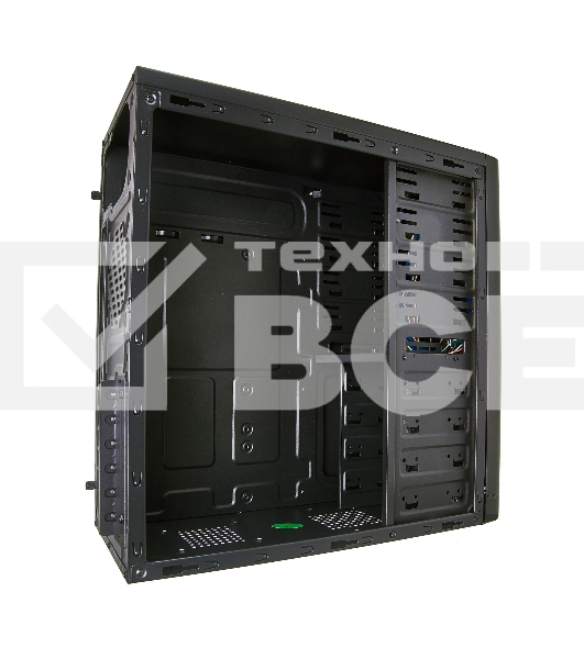 Компьютерный корпус Miditower ExeGate XP-330U Black, ATX, <XP400, Black,120mm>, 2*USB+2*USB3.0, Audio