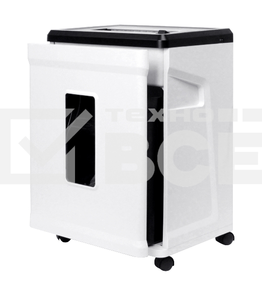 Шредер ГЕЛЕОС УМ26-2, (DIN P-2), полоса 3,9мм, 17-21 лист (70г/м2), CD/пл.карты/скрепки/скобы, 26 литров