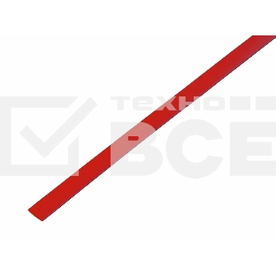 Трубка термоусадочная 5.0/2.5 1м красн. Rexant 20-5004