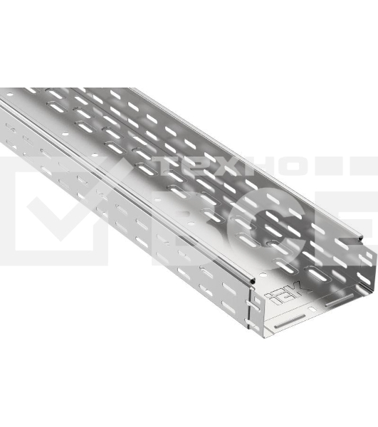 Лоток листовой перфорированный 300х80 L3000 сталь 0.8мм ИЭК CLP10-080-300-3