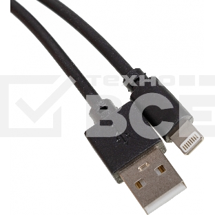 Кабель USB (m)-Lightning (m) 3м черный
