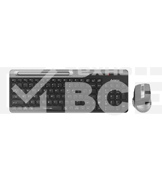 Клавиатура + мышь A4Tech Fstyler FB2535C клав:черный/серый мышь:черный/серый USB беспроводная Bluetooth/Радио slim