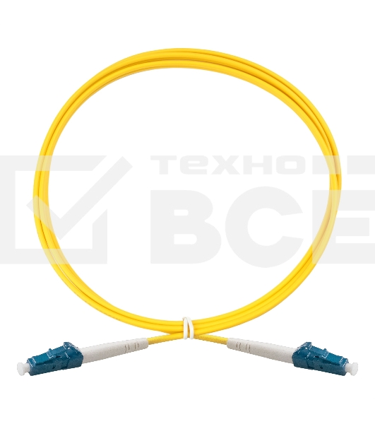 Патч-корд волоконно-оптический ExeGate FC-S-9-LC-LC-1M-LSZH (Шнур ВО SM 9/125 (OS2/G.652.D), LC/UPC-LC/UPC, Simplex, LSZH, 1м)