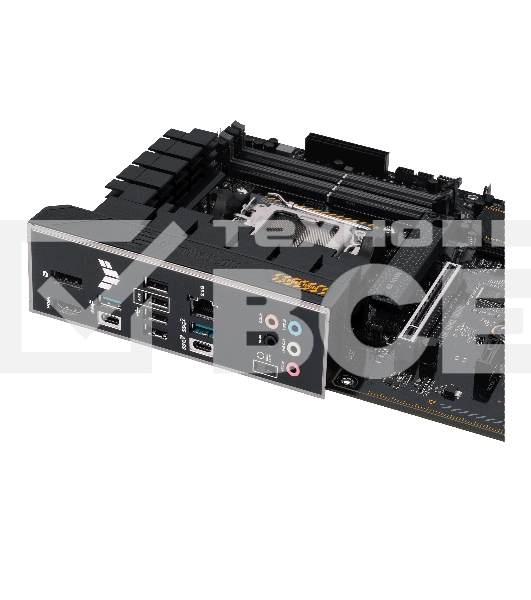 Материнская плата ASUS TUF GAMING B650-PLUS, AM5, AMD B650, 4xDDR5, 4xSATA, 3xM.2, 1xPCI-E 4.0 x16, 1xPCI-E 4.0 x4, 2xPCI-E x1, 1xHDMI, 1xDP, 1x 2.5Gb LAN, 2xUSB-A 3.2 Gen 2, 1xUSB-A 3.2 Gen 2x2, 1xUSB-C 3.2 Gen 2, 5x3.5 мм, 7.1, ATX