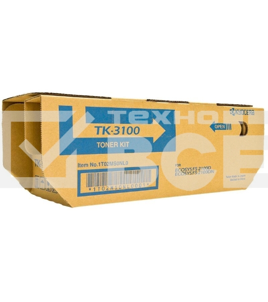 Картридж лазерный Kyocera TK-3100 (1T02MS0NL0) черный для FS-2100D/2100DN/M3040dn/M3540dn 12500 стр.