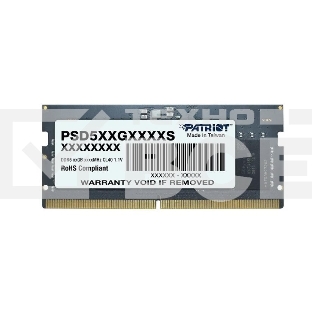 Оперативная память Patriot Signature, DDR5, 8GB (1x8 GB), 5600 MHz, CL46, SO-DIMM