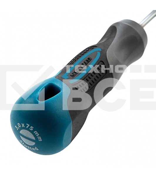 Отвертка Gross 12101 SL3,0 x 75 мм S2, трехкомпонентная рукоятка