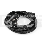 Кабель питания ExeGate Power PC-3P (Евровилка угловая Schuko->C13, VDE-250V-3*1.5mm2, медь, черный, 10A, 3м), фото2